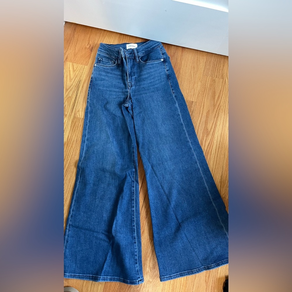 FRAME LE PALAZZO CROP JEANS
